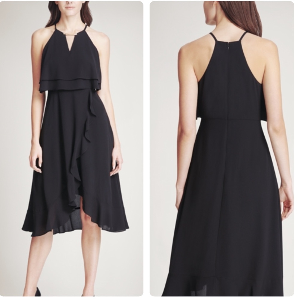 kensie Ruffles Popover Dress